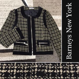 バーニーズニューヨーク(BARNEYS NEW YORK)の【 新品  タグあり 】Barneys New York ジャケット(ノーカラージャケット)