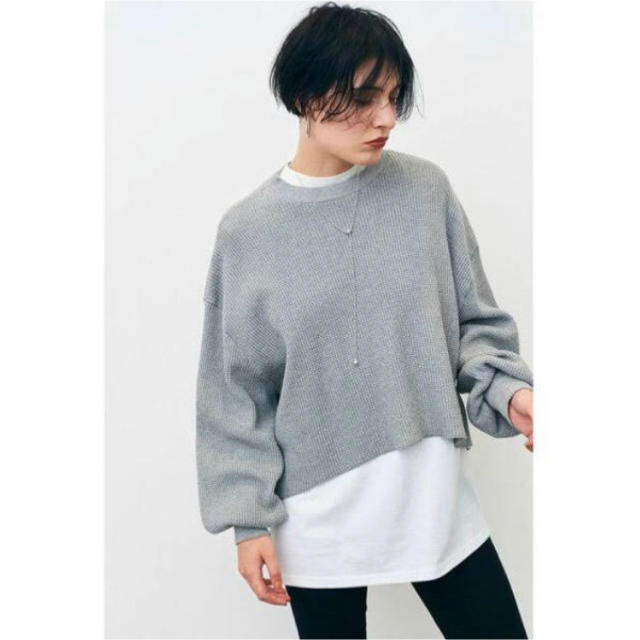 CLANE【大人気商品】THERMAL VOLUME SLEEVE TOPS