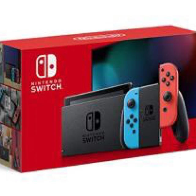 新型新品 Nintendo Switch 本体ネオンブルー&レッド ④