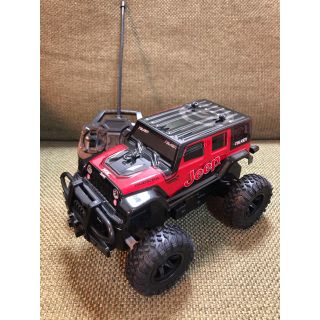 ジープ(Jeep)のジープ　赤　ラジコン(ホビーラジコン)