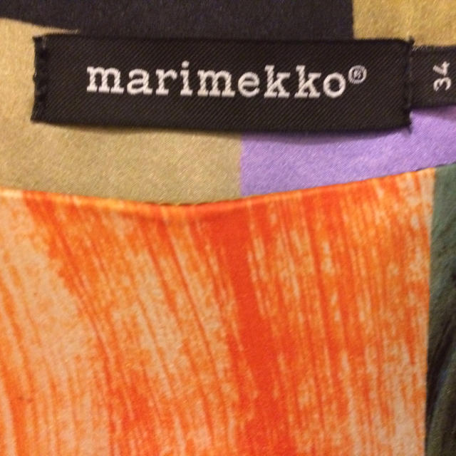 marimekko(マリメッコ)のmarimekko シルクワンピース レディースのワンピース(ひざ丈ワンピース)の商品写真