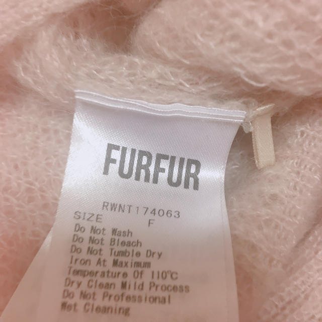 fur fur(ファーファー)のkr様専用/furfur カシュクール モヘアリボンニット レディースのトップス(ニット/セーター)の商品写真