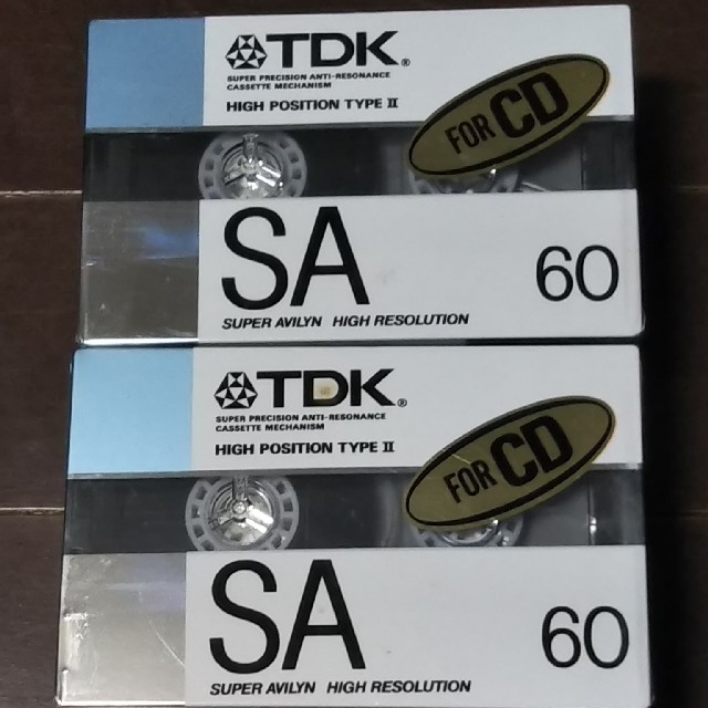 カセットテープ TDK SA60 3巻パック×2パックセット | フリマアプリ ラクマ