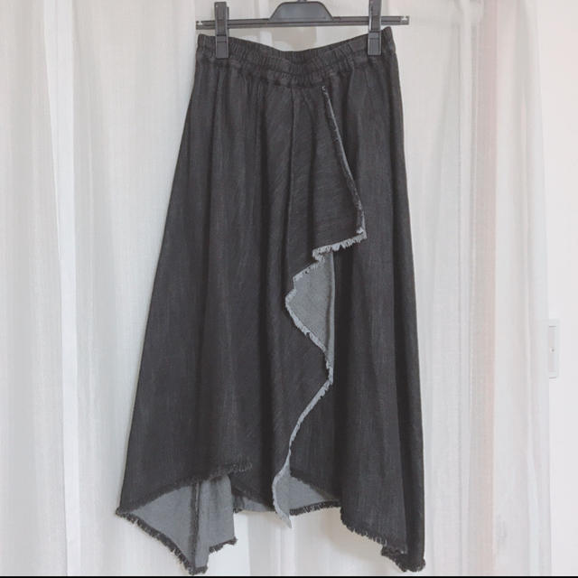 NICE CLAUP(ナイスクラップ)のデニムスカート レディースのスカート(ロングスカート)の商品写真
