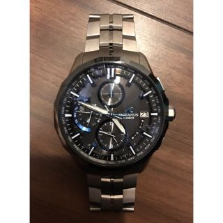 カシオ(CASIO)のカシオ　オシアナス マンタ　OCW-S3001(金属ベルト)