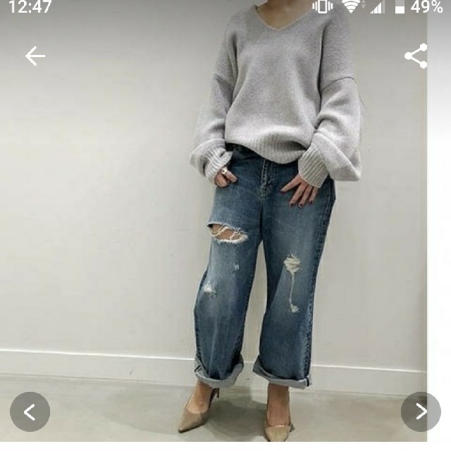 なニットで aki-0420様専用 Loropiana Vネックプルオーバーの通販 by