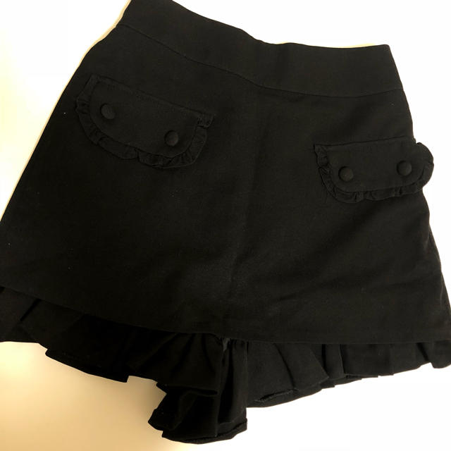 キュロットスカート black レディースのスカート(ミニスカート)の商品写真