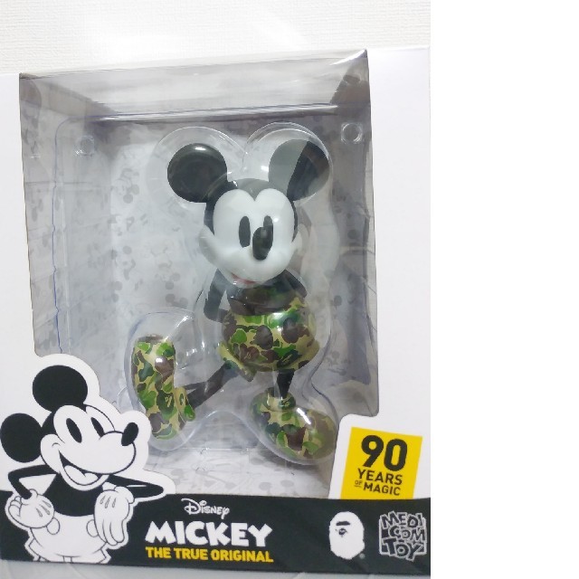 A BATHING APE(アベイシングエイプ)のVCD BAPE® MICKEY MOUSE　グリーン エンタメ/ホビーのおもちゃ/ぬいぐるみ(キャラクターグッズ)の商品写真