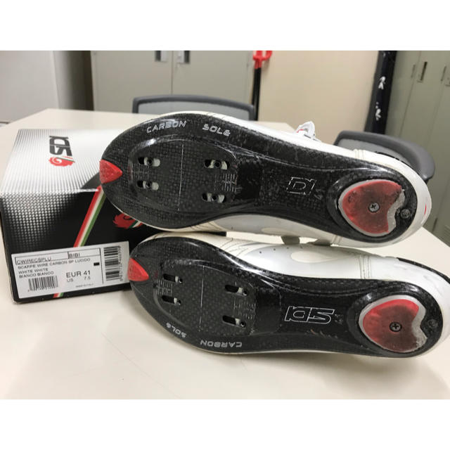 【美品】SIDI WIRE SP ロードシューズ EUR41 スピードプレイ専用 スポーツ/アウトドアの自転車(その他)の商品写真