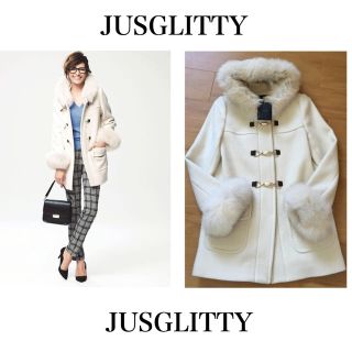 ジャスグリッティー(JUSGLITTY)の10/18まで価格♡！美品♡ダッフルコ(ダッフルコート)