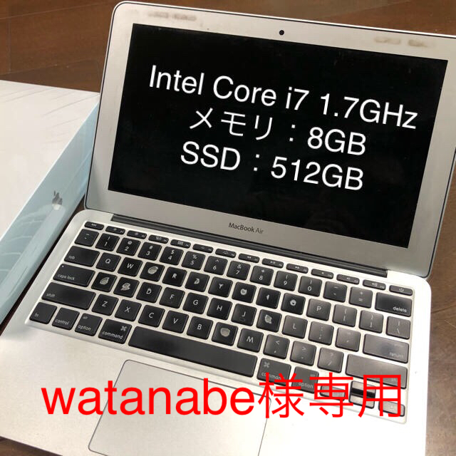 MacBook Air 512GB SSD 11インチ (MD712J/A) | フリマアプリ ラクマ