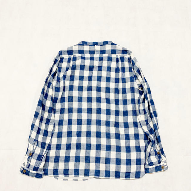 64cm身幅ANACHRONORM【Indigo Check Shirt-Cardigan】