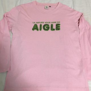 エーグル(AIGLE)のAIGLE ロングTシャツ Lサイズ(Tシャツ/カットソー(七分/長袖))