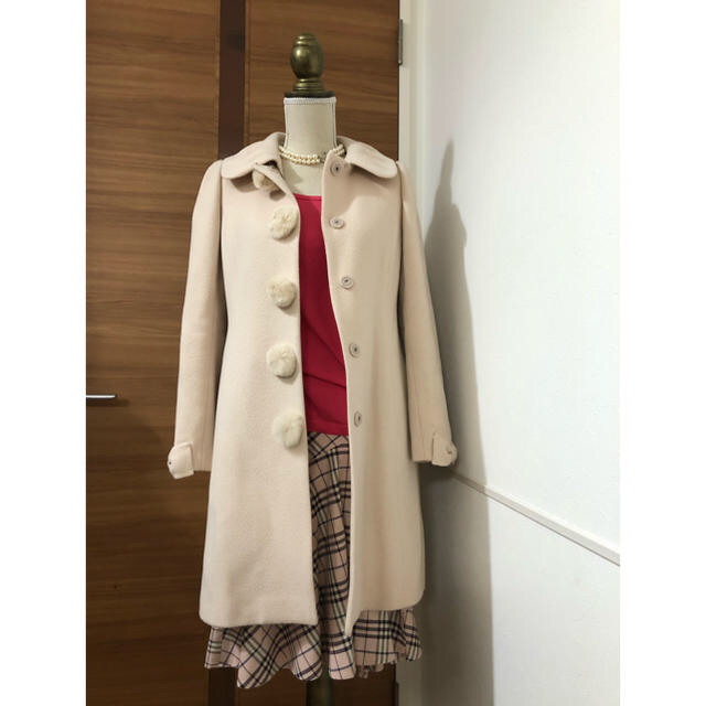 レッセパッセ ピンクベージュコート 美品 | svetinikole.gov.mk