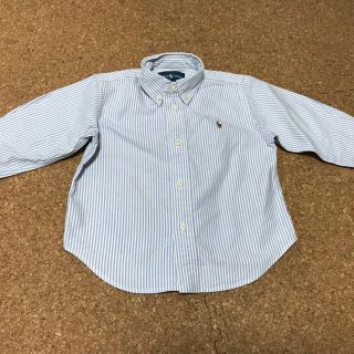 ラルフローレン(Ralph Lauren)のラルフローレン  ストライプ　長袖　シャツ　90(Tシャツ/カットソー)