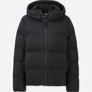 ユニクロ(UNIQLO)の今期 ユニクロ シームレスダウンパーカ ダウンジャケット XL 黒 ネイビー(ダウンコート)