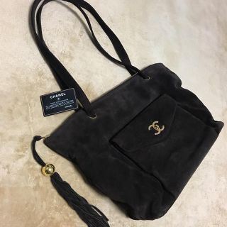 シャネル(CHANEL)のCHANEL スエード バッグ トートバック(トートバッグ)