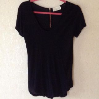 ザラ(ZARA)のZARA新品黒Tシャツ(Tシャツ(半袖/袖なし))