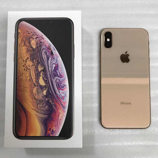 iPhone Xs Gold 256 GB docomoスマートフォン/携帯電話 - www