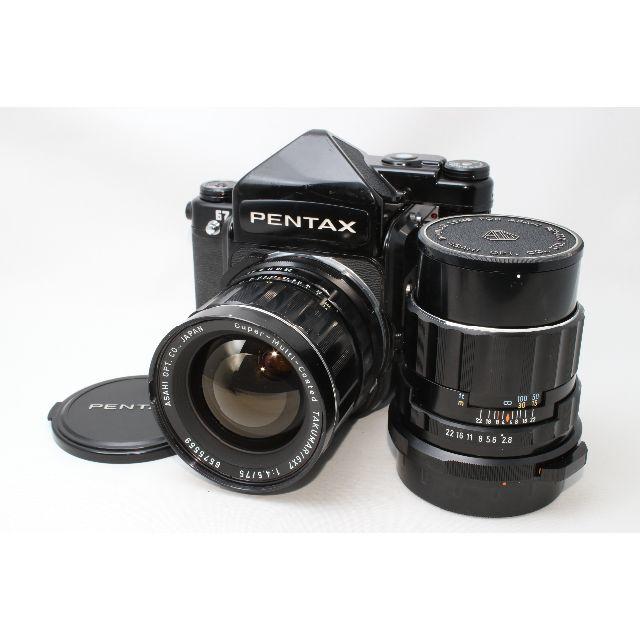 カメラ PENTAX67 レンズ付き(SOFT 1:3,5 120mm)