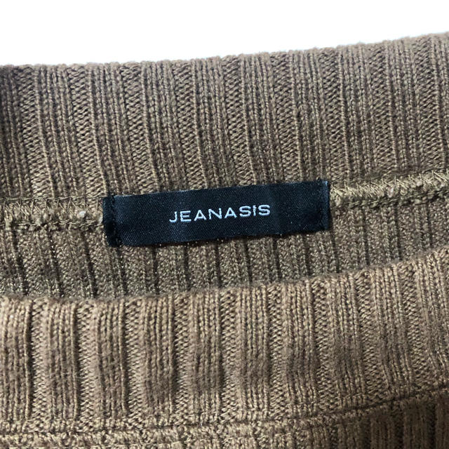 JEANASIS(ジーナシス)のりらんぬ様専用 ジーナシス ブラウンショートニット レディースのトップス(ニット/セーター)の商品写真