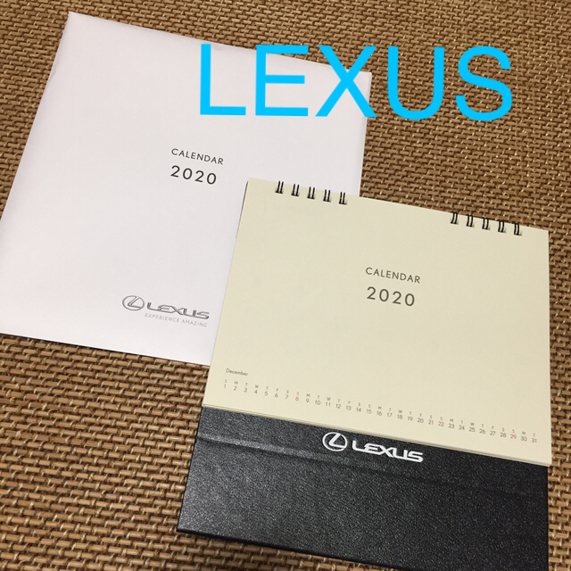 LEXUS レクサス新品 卓上カレンダー2020年 インテリア/住まい/日用品の文房具(カレンダー/スケジュール)の商品写真