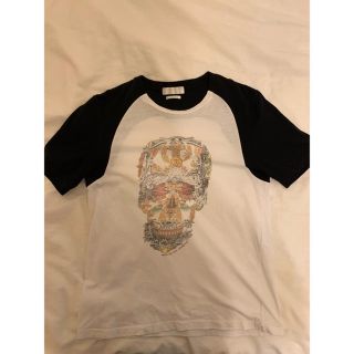 アレキサンダーマックイーン(Alexander McQueen)のALEXANDER MQUEEN スカルTシャツ(Tシャツ/カットソー(半袖/袖なし))