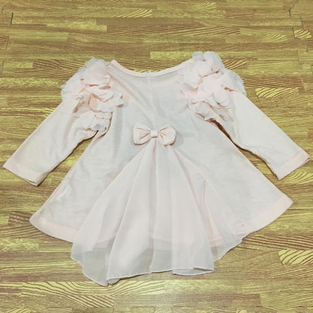 80女の子 薄手トップス キッズ/ベビー/マタニティのベビー服(~85cm)(シャツ/カットソー)の商品写真