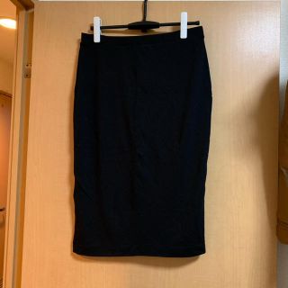 エイチアンドエム(H&M)のH&M 黒スカート(ひざ丈スカート)