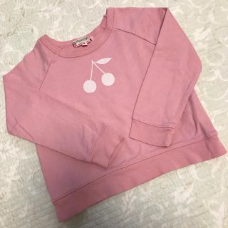 ボンポワン(Bonpoint)のBonpoint 19ss スウェット ピンク 美品(Tシャツ/カットソー)