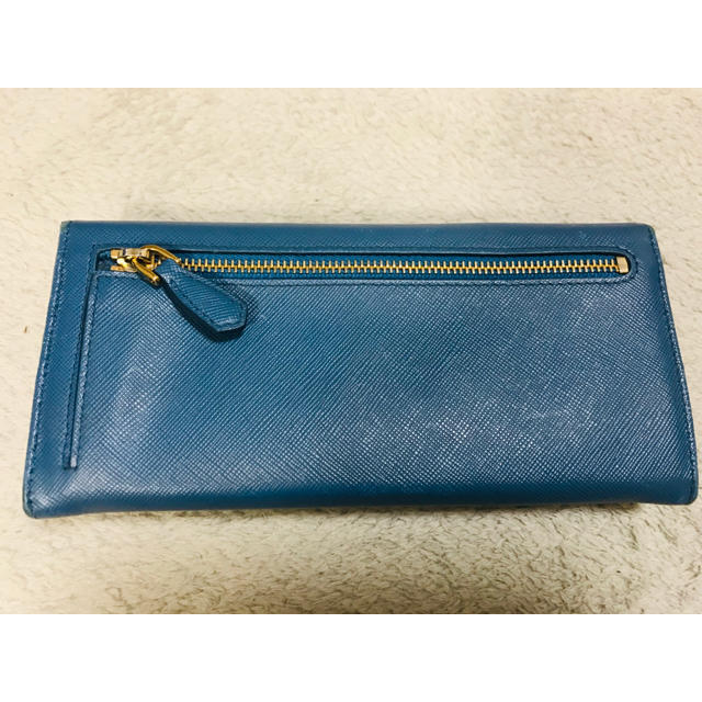 PRADA(プラダ)の♡PRADA♡プラダ 長財布 ブルー サフィアーノ レディースのファッション小物(財布)の商品写真