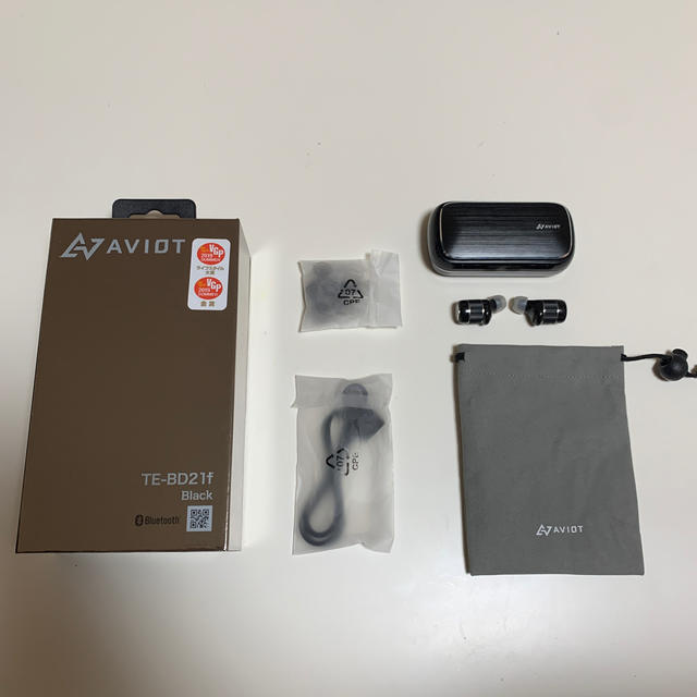 AVIOT TE-BD21f BLACK 美品 完全ワイヤレスイヤホン