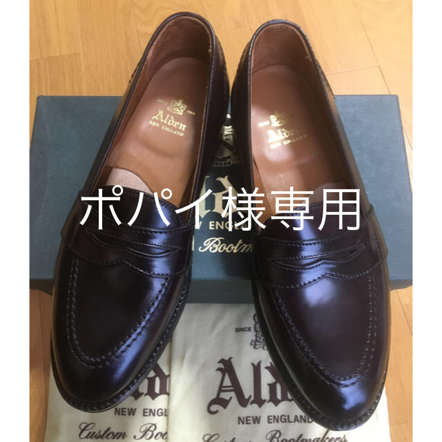 未使用 Alden オールデン コードバンローファー 684 7.5D