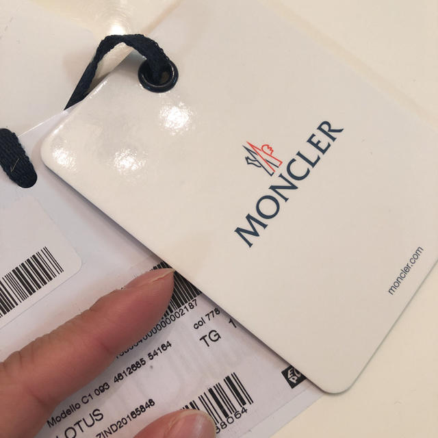 MONCLER(モンクレール)の試着のみ‼︎モンクレールネイビー☆Aラインスプリングコート☆サイズ1 レディースのジャケット/アウター(スプリングコート)の商品写真