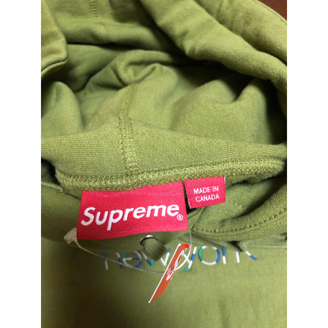 Supreme(シュプリーム)のSUPREME Classic Logo パーカー カーキ S メンズのトップス(パーカー)の商品写真