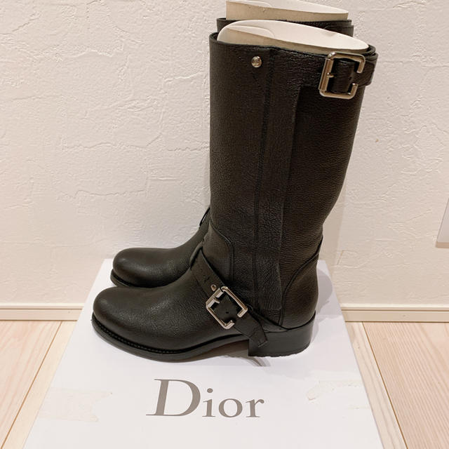 美品 Dior 革ブーツ