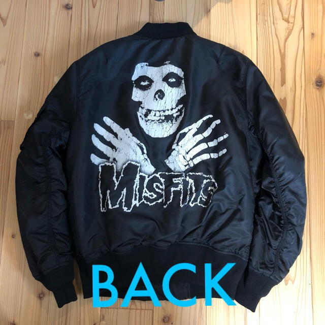 傷有り H&M MISFITS MA-1 M サイズ