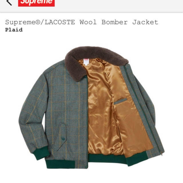 M】Supreme®/LACOSTE Wool Bomber Jacket | mrmotivator.com