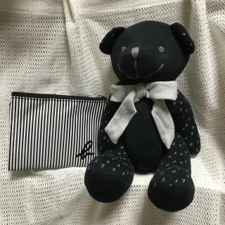 アニエスベー(agnes b.)のテディベア　ポーチ(ぬいぐるみ)