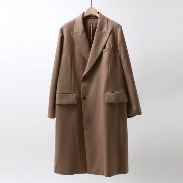 ワンピなど最旬ア! COMOLI - AURALEE 19AW BROWN 3 チェスターコート