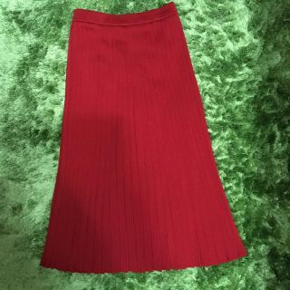 ロキエ(Lochie)の🔻vintage knit pleats skirt🍓おまとめ2点(ひざ丈スカート)