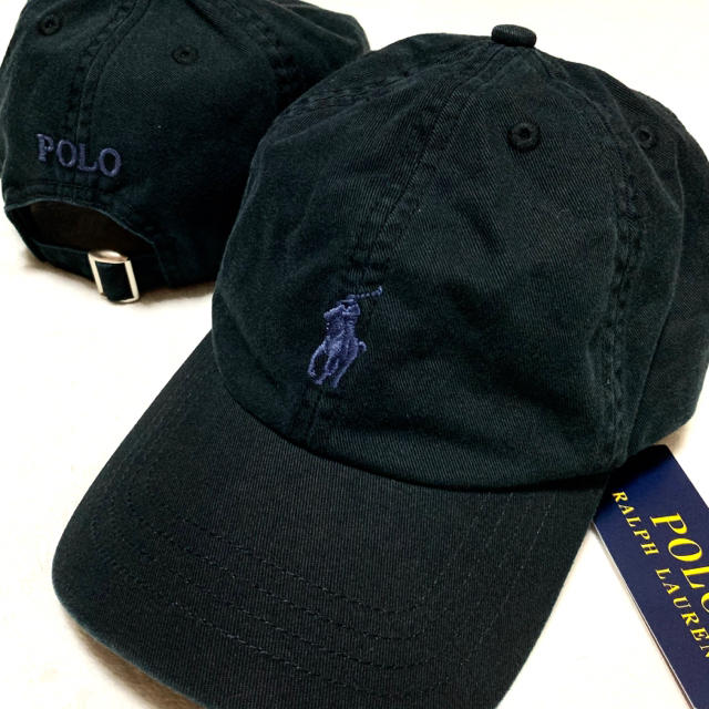 POLO RALPH LAUREN(ポロラルフローレン)の56㎝ / 8-20 / ブラック 新品 クラシック スポーツ キャップ キッズ/ベビー/マタニティのこども用ファッション小物(帽子)の商品写真