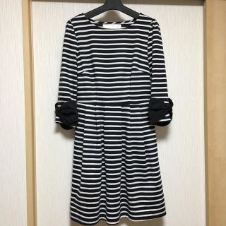 トッコ(tocco)のtocco closet ボーダーワンピース(ひざ丈ワンピース)