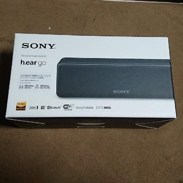 SONY h.ear go  SRS-HG1 スピーカー 美品スマホ/家電/カメラ