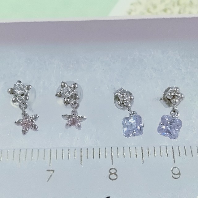 Ｋ14 金ピアス2点セット