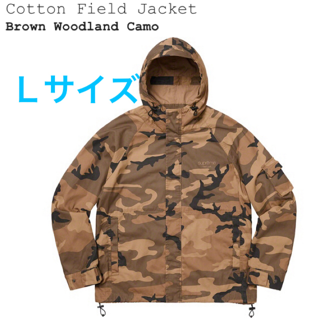 ミリタリージャケットSupreme  Cotton Field Jacket  カモ L