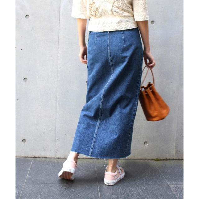 FRAMeWORK(フレームワーク)のFRAMeWORK☆CONEデニムサイドボタンスカート レディースのスカート(ロングスカート)の商品写真