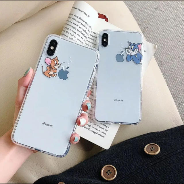 iPhoneXS トムとジェリー携帯カバー スマホ/家電/カメラのスマホアクセサリー(iPhoneケース)の商品写真