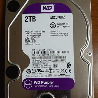 内蔵HDD　WD製WD20PURZ　2TB(PCパーツ)