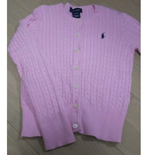 POLO RALPH LAUREN(ポロラルフローレン)の子供用カーディガン キッズ/ベビー/マタニティのキッズ服女の子用(90cm~)(カーディガン)の商品写真